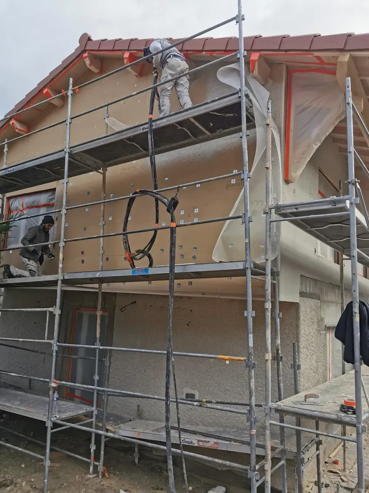 rénovation de façade près de Bellevue-La-Montagne